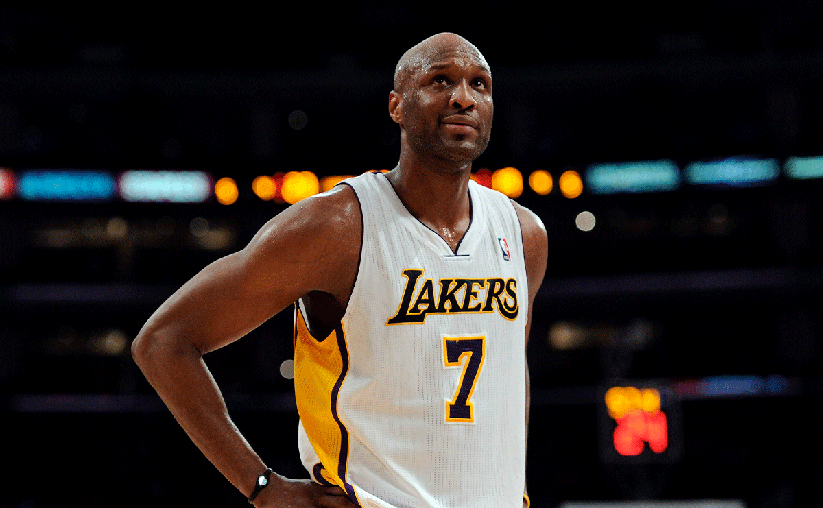 Lamar Odom con los Lakers